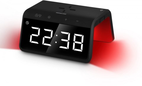 Cyfrowy zegar z budzikiem i bezprzewodową ładowarka SDC 7900QI Sencor