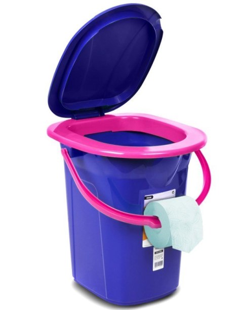 Toaleta turystyczna GB320BR granatowo-różowa GreenBlue