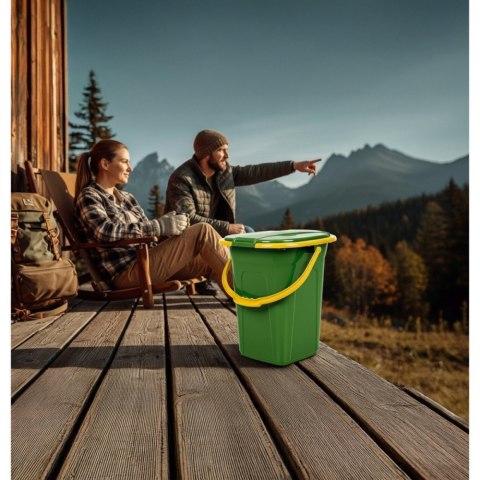 Toaleta turystyczna GB320GO ciemnozielono-pomarańczowa GreenBlue