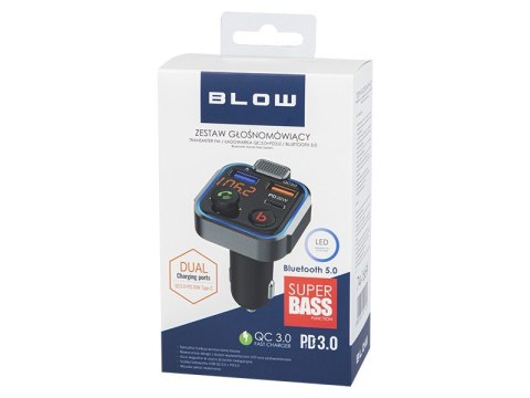 Transmiter FM Bluetooth 5.1+Qc3.0 BLOW