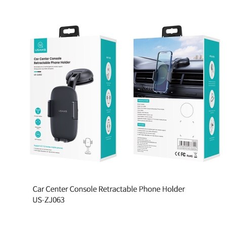 Uchwyt na kokpit lub do szyby US-ZJ063 Czarny USAMS