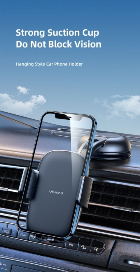 Uchwyt na kokpit lub do szyby US-ZJ063 Czarny USAMS