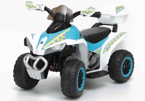 Quad na Akumulator GTS1188-A Światła LED Muzyka Schowek Biały Policyjny LEAN CARS