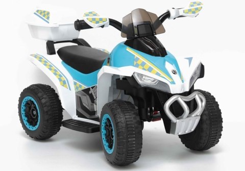 Quad na Akumulator GTS1188-A Światła LED Muzyka Schowek Biały Policyjny LEAN CARS