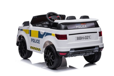 Auto Na Akumulator BBH-021 Światła LED Muzyka Pilot Policyjne Białe LEAN CARS