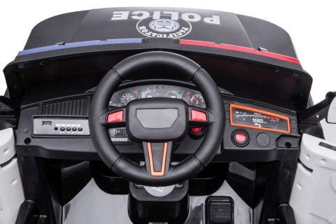 Auto Na Akumulator BBH-021 Światła LED Muzyka Pilot Policyjne Białe LEAN CARS
