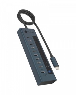 HUB IB-HUB1450-C31 10 x USB TYPE-C Gen 2 z zasilaczem