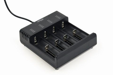 Ładowarka akumulatorów USB Ni-MH + Li-ion, czarna