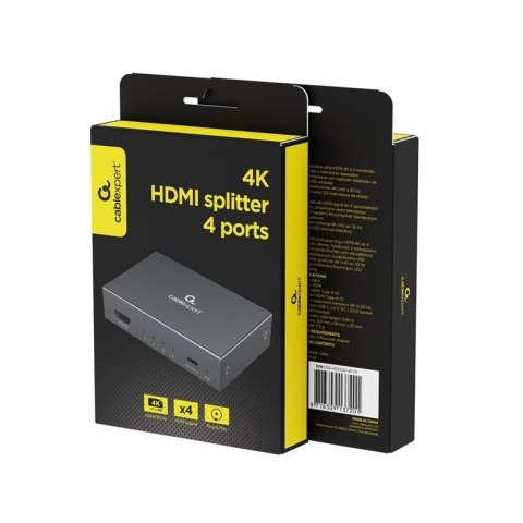 Splitter/rozdzielacz HDMI 4K, 4 porty