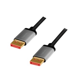 Kabel DisplayPort 8K/60 Hz,DP/M do DP/M aluminiowy 1m LogiLink