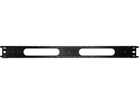 Organizator kabli 1U 19" z pokrywą maskującą ALANTEC