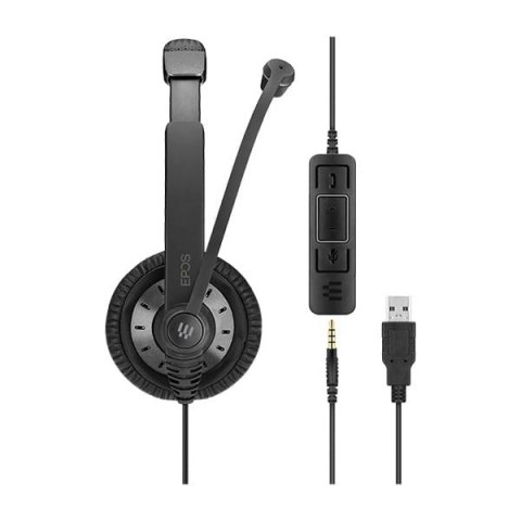 SC 75 USB MS - Słuchawka USB/Jack z kontrolą połączeń - SC 75 USB MS EPOS