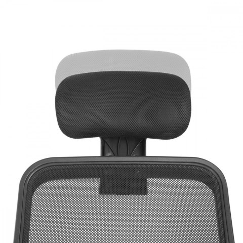 Siatkowe krzesło biurowe z wysokim oparciem Ergo Office ER-413 Maclean