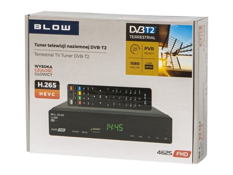 Tuner TV DVB-T2 4625FHD H.265 BLOW