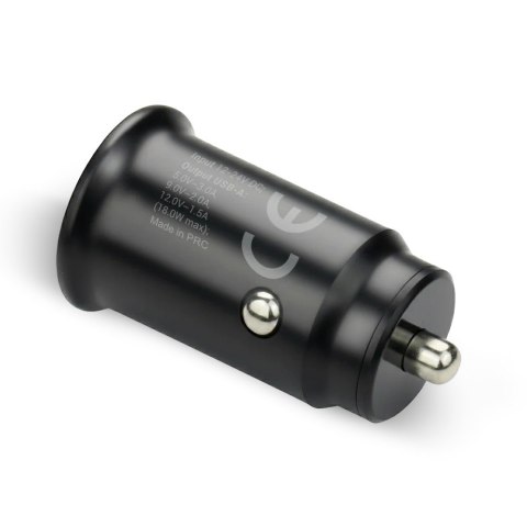 Ładowarka samochodowa CC-15QC QC3.0 18W 1XUSB + kabel USB-C 1m