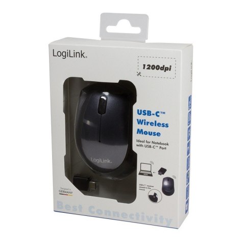 Mysz bezprzewodowa 2.4GHz, USB-C, optyczna