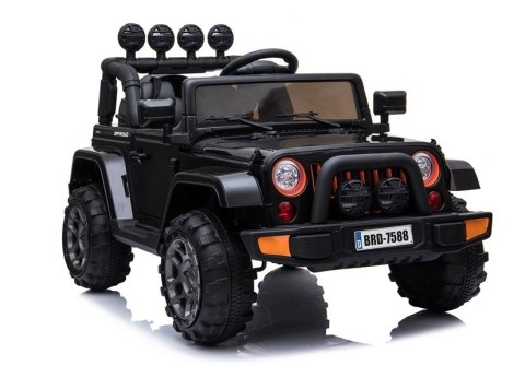 Auto Na Akumulator Jeep BRD-7588 Światła LED MP3 Pilot Czarny 4x4 LEAN CARS