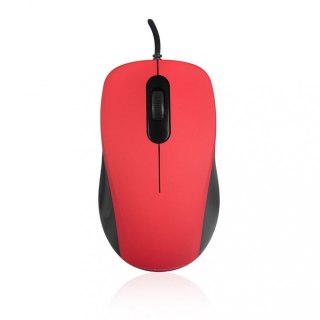 Mysz przewodowa optyczna M10S Silent czerwona