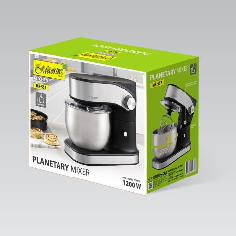 Robot planetarny z misą 3l, 1200W MR-557