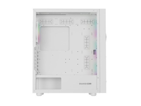 Obudowa Genesis Diaxid 605 ARGB MIDI TOWER USB-C Biała