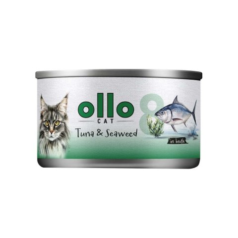 Ollo Tuna with Seaweed in Broth Nr 8 70g
