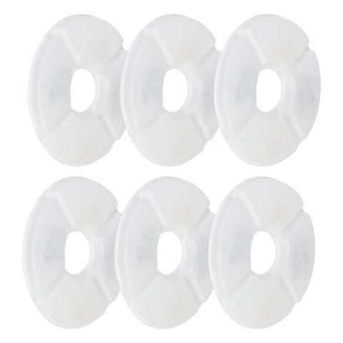 Filtry wymienne do poidełka fontanny dla psa kota zwierząt zestaw 6 sztuk Kik Sp. z o. o. Sp. k.