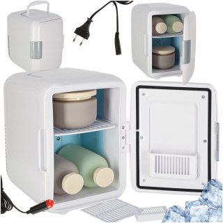 Lodówka turystyczna elektryczna samochodowa mini na jedzenie kosmetyki grzanie chłodzenie 2w1 4L biała Kik Sp. z o. o. Sp. k.