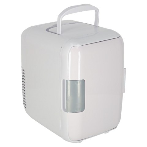 Lodówka turystyczna elektryczna samochodowa mini na jedzenie kosmetyki grzanie chłodzenie 2w1 4L biała Kik Sp. z o. o. Sp. k.