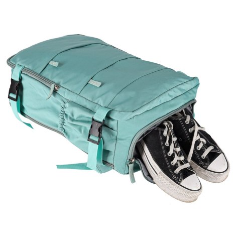 Plecak turystyczny kabinowy podróżny bagaż podręczny zielony 45x30 cm Kik Sp. z o. o. Sp. k.