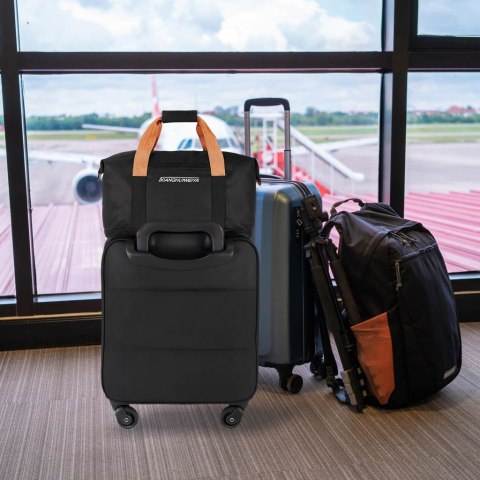 Torba podróżna sportowa bagaż podręczny do samolotu turystyczna czarna Kik Sp. z o. o. Sp. k.