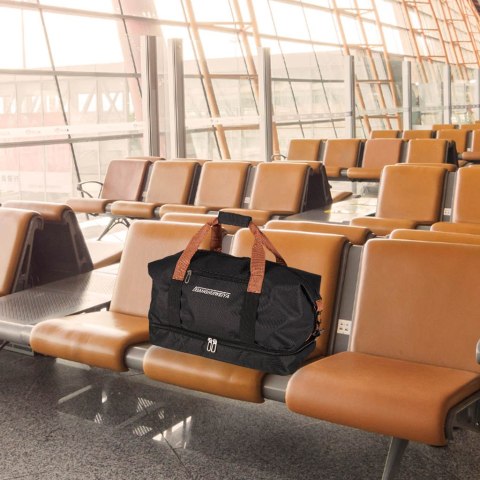 Torba podróżna sportowa bagaż podręczny do samolotu turystyczna czarna Kik Sp. z o. o. Sp. k.