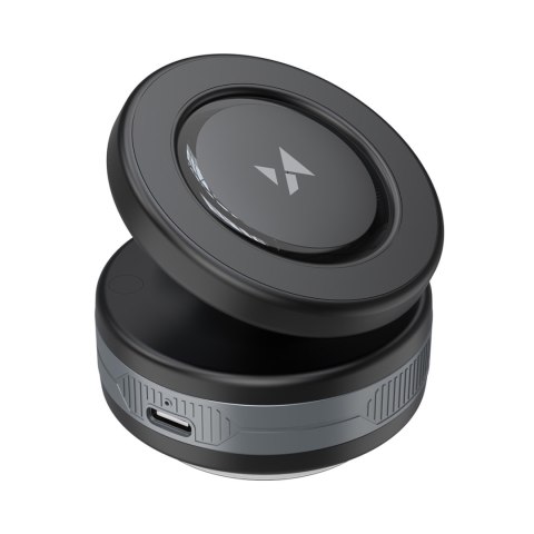 Uchwyt samochodowy z ładowarką Qi kompatybilny z MagSafe 15W - czarny