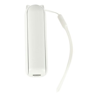 Wiatrak biurkowy wentylator mini ręczny składany wiatraczek przenośny USB biały Kik Sp. z o. o. Sp. k.