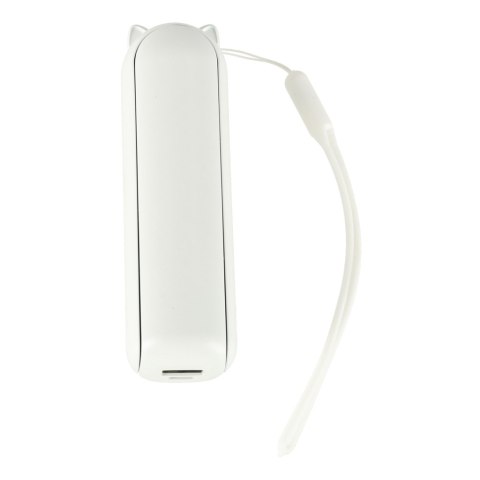 Wiatrak biurkowy wentylator mini ręczny składany wiatraczek przenośny USB biały Kik Sp. z o. o. Sp. k.