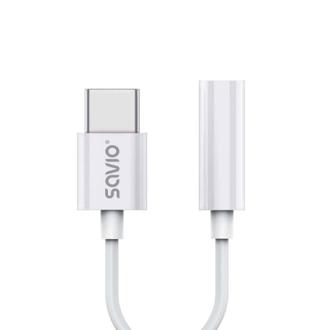 Adapter USB-C - Mini Jack 3,5mm, Xiaomi, Huawei, Oppo, AK-51 Savio