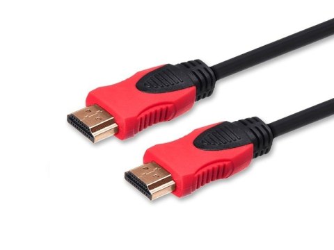 Kabel HDMI (M) v2.0, 3m, miedź, czarny, złote końcówki, ethernet/3D, CL-96 Savio