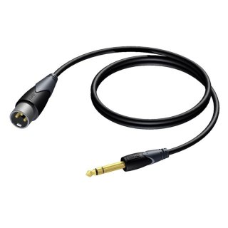 Kabel XLR Męski - 6,3 mm Jack Męski Stereo 1,5 m - CLA724/1.5 PROCAB