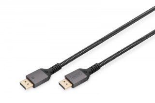 Kabel połączeniowy PREMIUM DisplayPort 8K60Hz UHD DP/DP M/M 1m Czarny Digitus