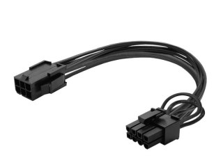 Kabel zasilający 6 pin - 8 pin (6+2) PCI Express, AK-49 Savio