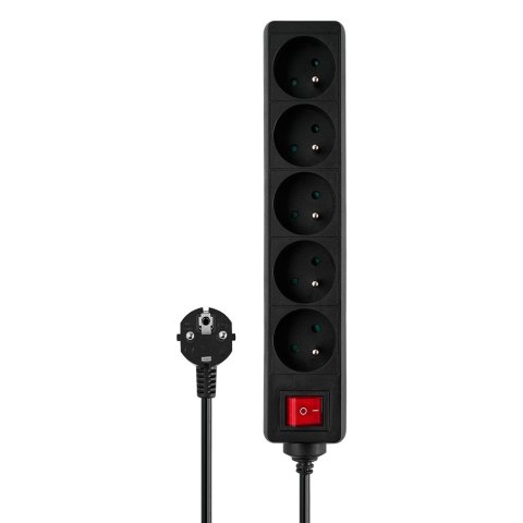 Listwa zasilająca 5 gniazd 3m, LZ-02 Savio
