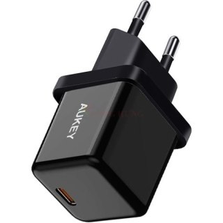 PA-F5 OEM Black Mini ładowarka sieciowa 1xUSB-C 20W PD Power Delivery AUKEY