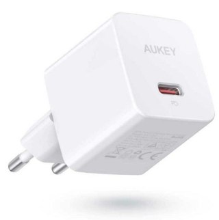 PA-Y20S White Mini ładowarka sieciowa 1xUSB-C 20W PD Power Delivery AUKEY