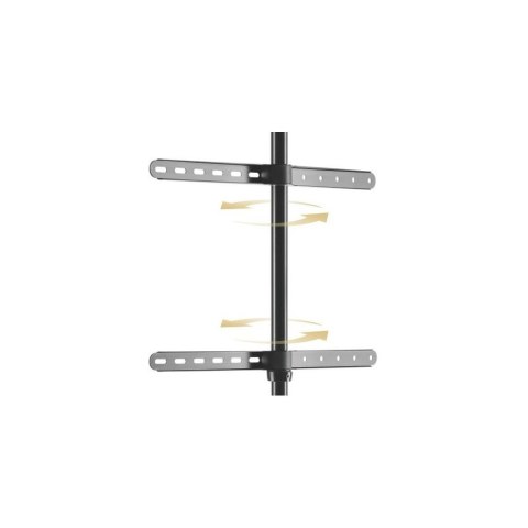 Stojak podłogowy do tv 45-65 cali 32kg drewno Techly