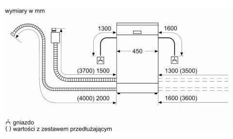 Zmywarka SPV4HKX12E Serie 4 Home Connect