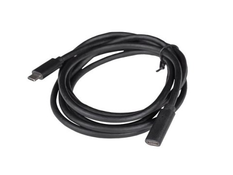 Przedłużacz USB-C M/F 3.1 1.5m czarny