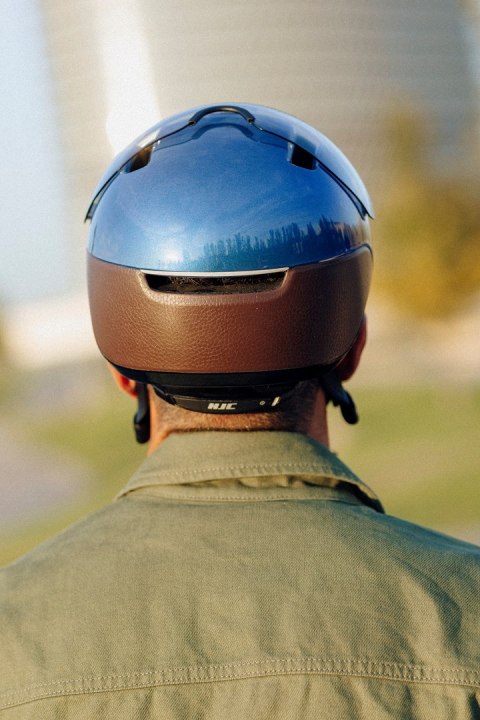 Kask Rowerowy HJC CALIDO PLUS Biało-Szary PEARL WHITE GREY r.L