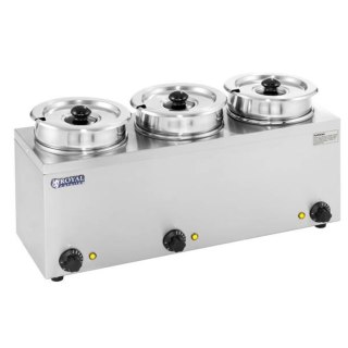 Bemar elektryczny podgrzewacz do zupy 450W 230V 3 x 3.8L Royal Catering