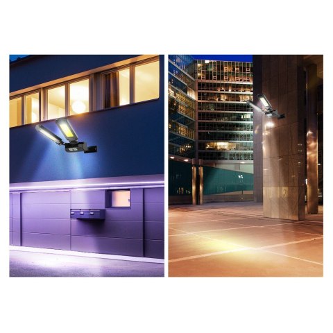 Solarna lampa uliczna LED z czujnikiem i pilotem MCE447 Maclean