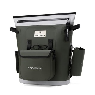 Plecak turystyczny termiczny z izolacją ergonomiczny 18l - zielony ROCKBROS