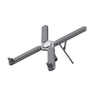 Podstawka pod laptopa Trust MACY FOLDABLE METAL Grey